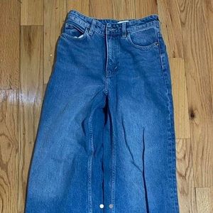 Lee x H&M High Waisted Wide Leg Jeans